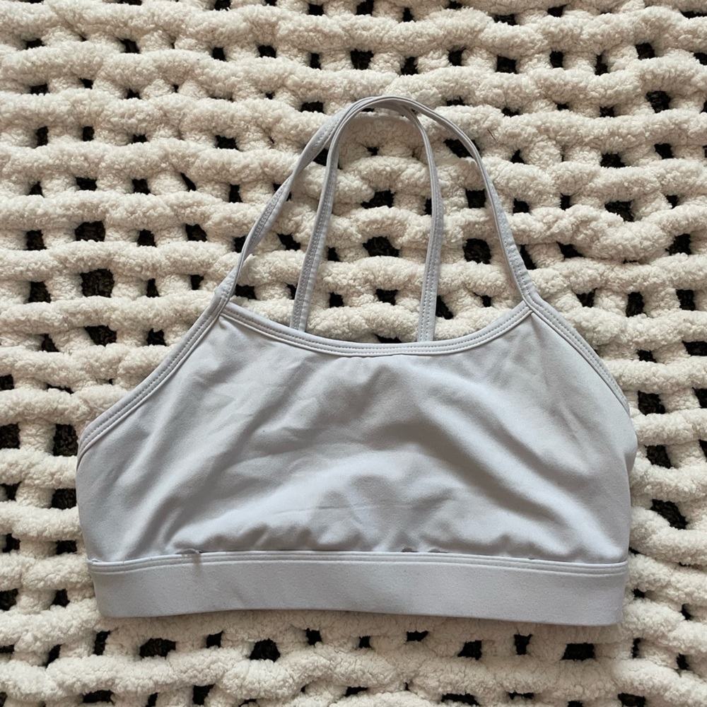 Gray Sports Bra
